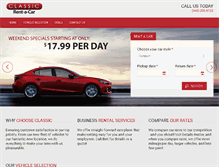 Tablet Screenshot of cagrentalcar.com